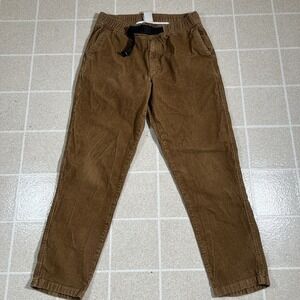 The North Face Men's Corduroy Stretch Belted Brown Pants Size Medium